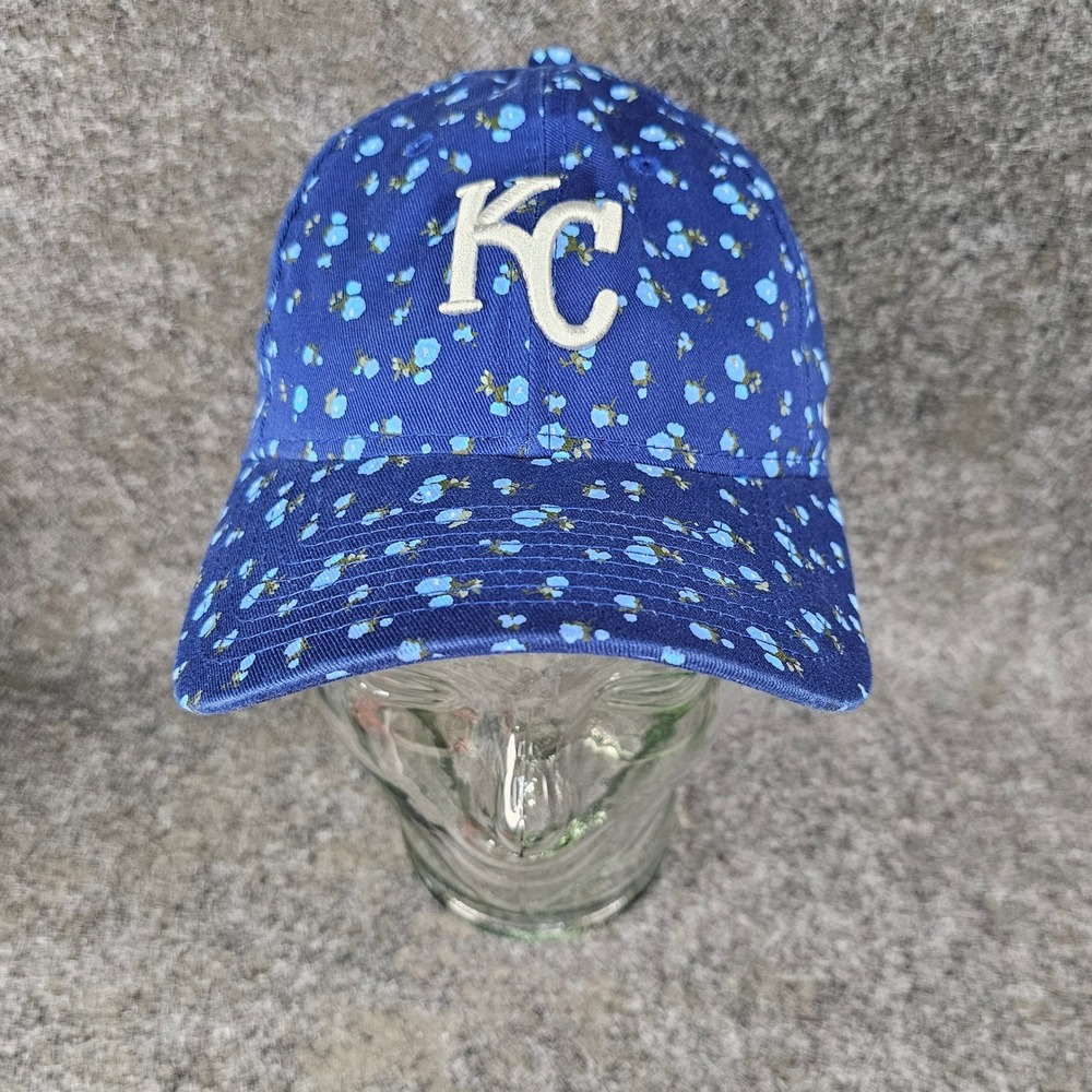 Women's Kansas City Royals New Era 9TWENTY Cap, Adjustable, Royal Blue Floral